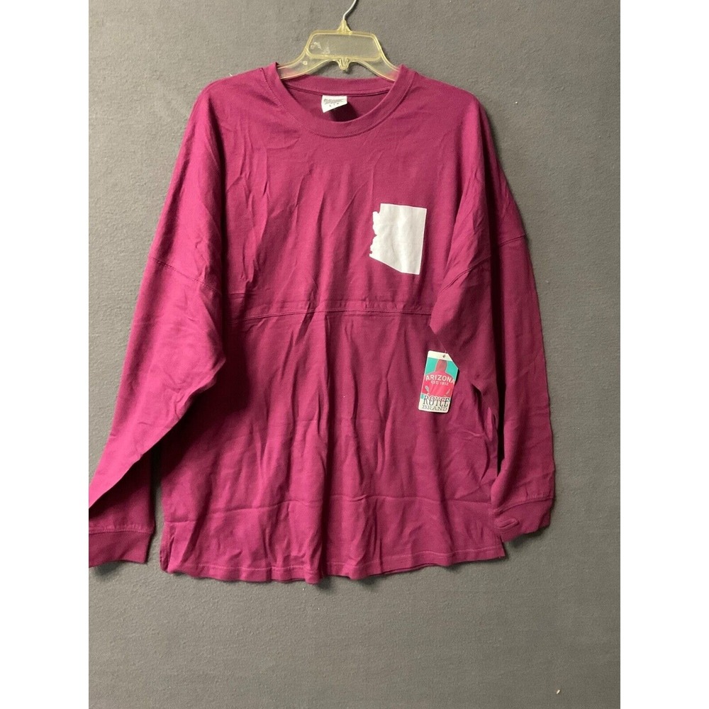 Royce Brand Crew Neck Top Tee Long Sleeves LG Arizona EST 1912 Thumb Hole NWT